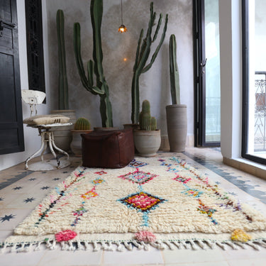 Tapis Laine berbère coloré - Azilal