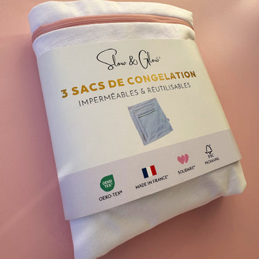Sacs de congélation réutilisables ▪︎ oeko-tex contact alimentaire