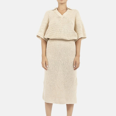 Sedona - Haut Polo Crochet - Naturel